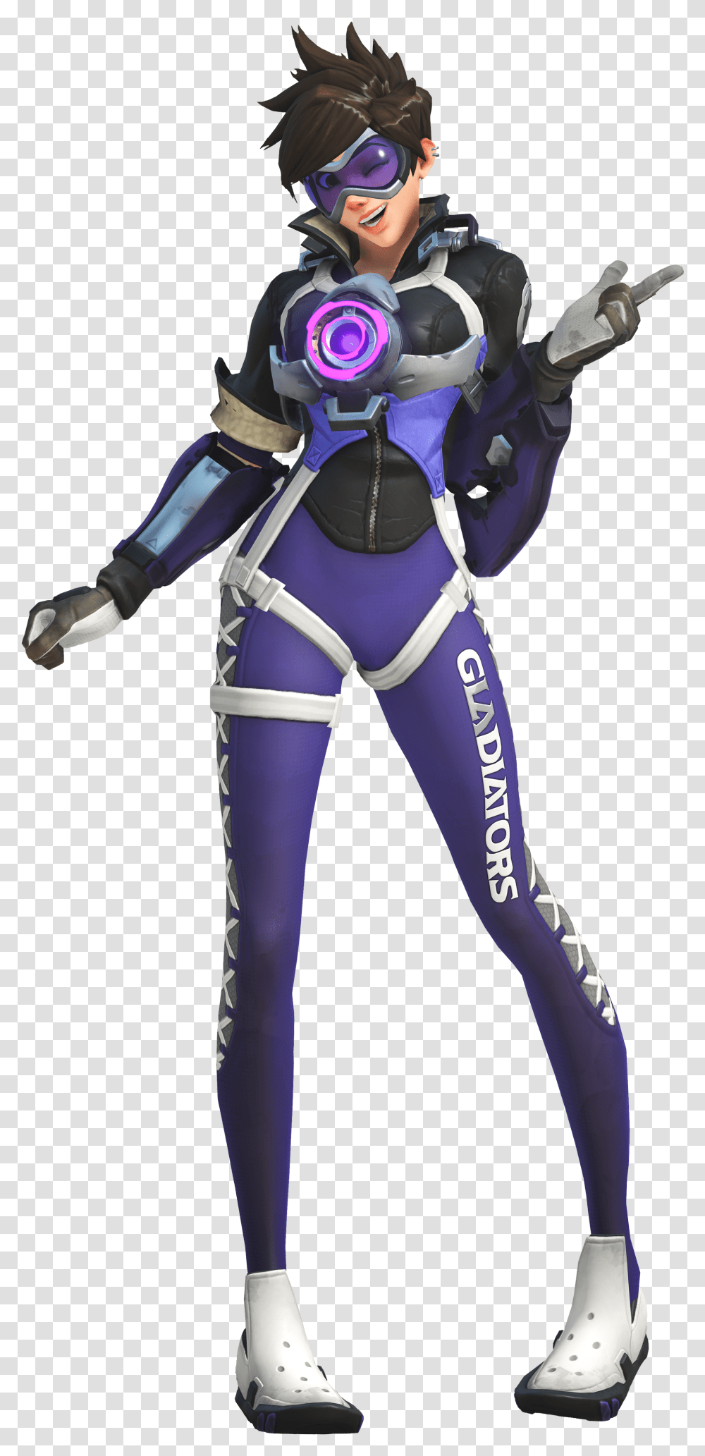 Out Of All Hero Tracer, Costume, Person, Sunglasses Transparent Png