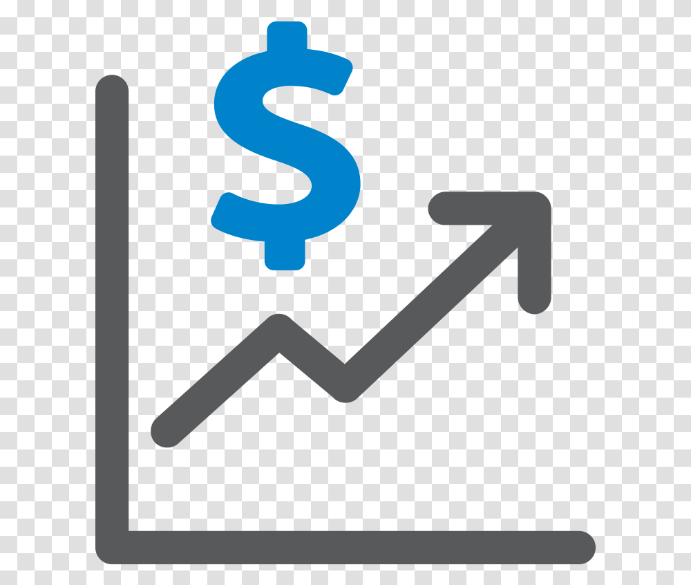 Out Of Pocket Spending For Healthcare Hitting Growth Icon, Number, Cross Transparent Png