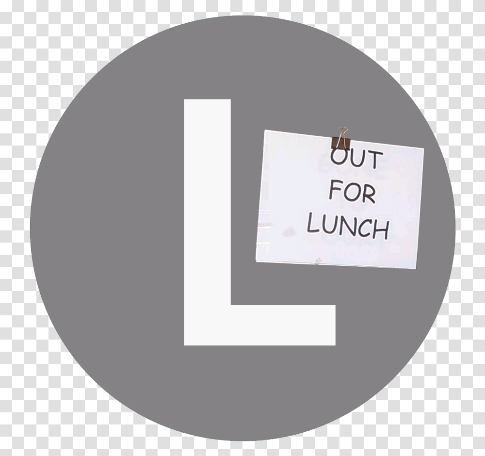 Out To Lunch, Word, Label, Number Transparent Png