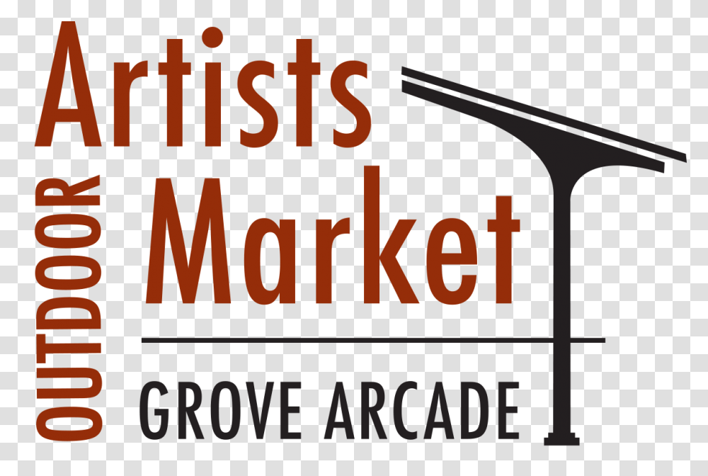 Outdoor Artists Market Grove Arcade, Alphabet, Label, Poster Transparent Png