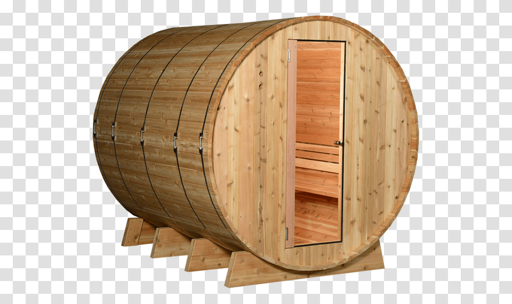 Outdoor Barrel Sauna Barrel Sauna, Keg Transparent Png