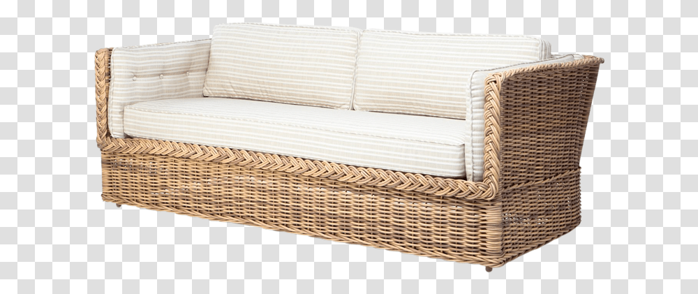 Outdoor Daybed Sofa Wicker Daybed, Home Decor, Furniture, Linen, Cushion Transparent Png