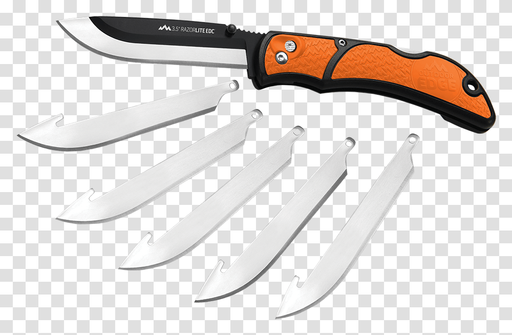 Outdoor Edge 3.5 Razorlite Edc, Knife, Blade, Weapon, Weaponry Transparent Png