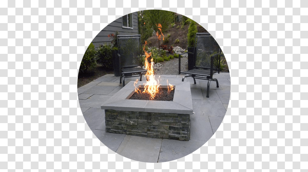 Outdoor Fire Pit Builder Houston Flame, Bench, Furniture, Bonfire, Patio Transparent Png