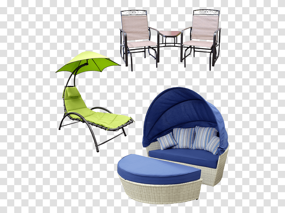 Outdoor Furniture Garden Furniture, Chair, Cradle, Armchair, Ottoman Transparent Png