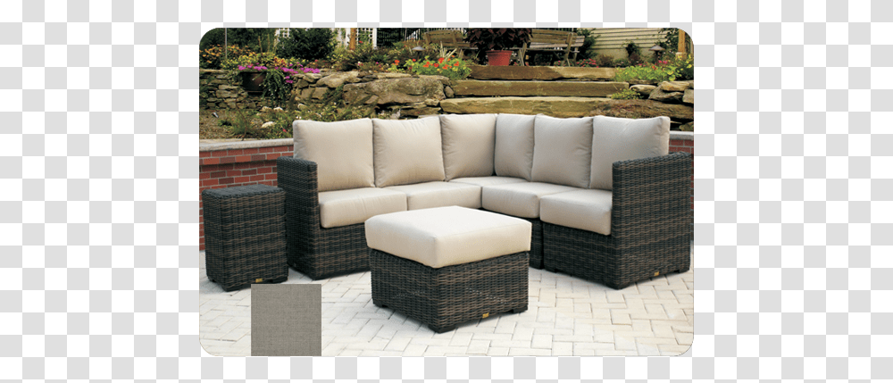 Outdoor Furniture Nj Middlesex County Wicker, Couch, Ottoman, Rug, Cushion Transparent Png