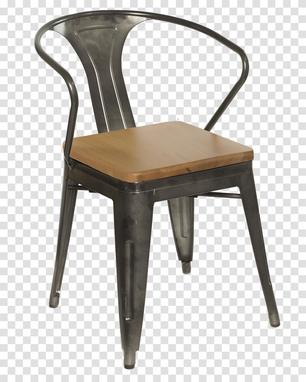 Outdoor Galvanised Steel Chair, Furniture Transparent Png