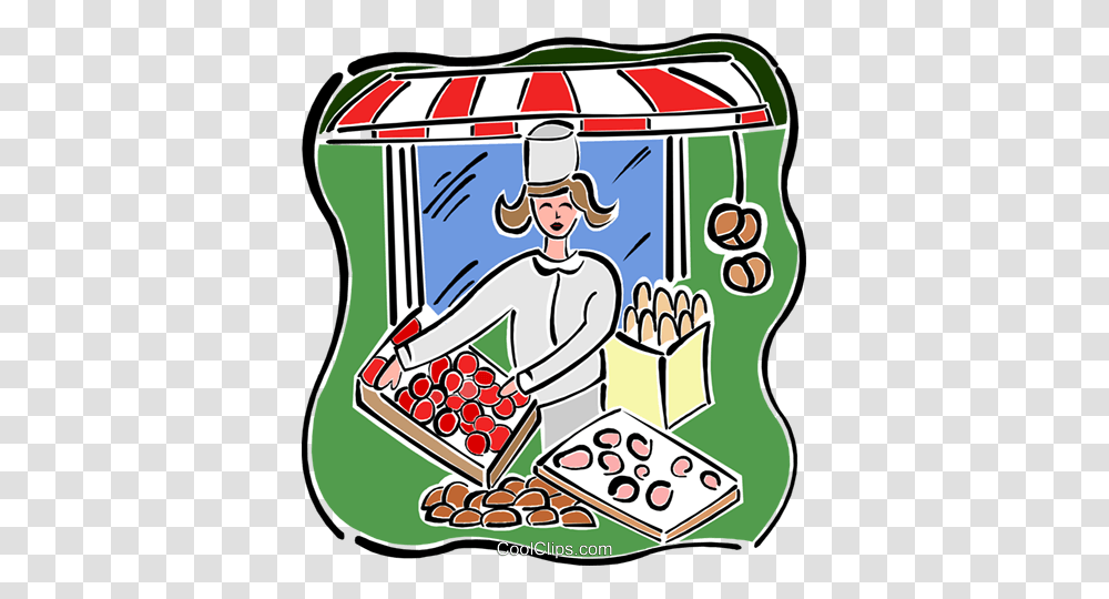 Outdoor Market Royalty Free Vector Clip Art Illustration, Game, Chef, Gambling Transparent Png