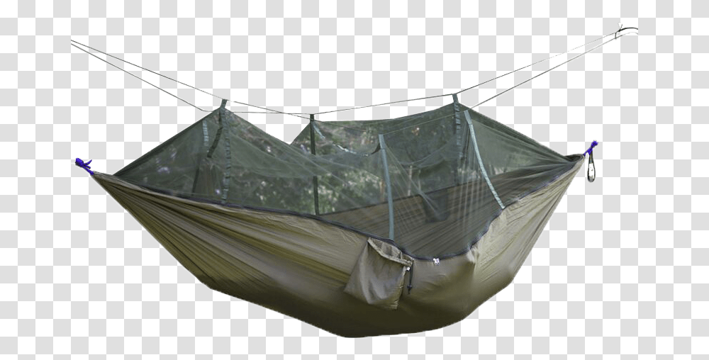 Outdoor Mosquito Net Hammock Parachute Camping Hanging Hammock, Furniture, Tent Transparent Png