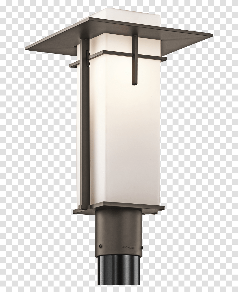 Outdoor Post Mt 1lt Oz 1675h X 10w Satin Etched Case Lighting, Architecture, Building, Lamp, Pillar Transparent Png