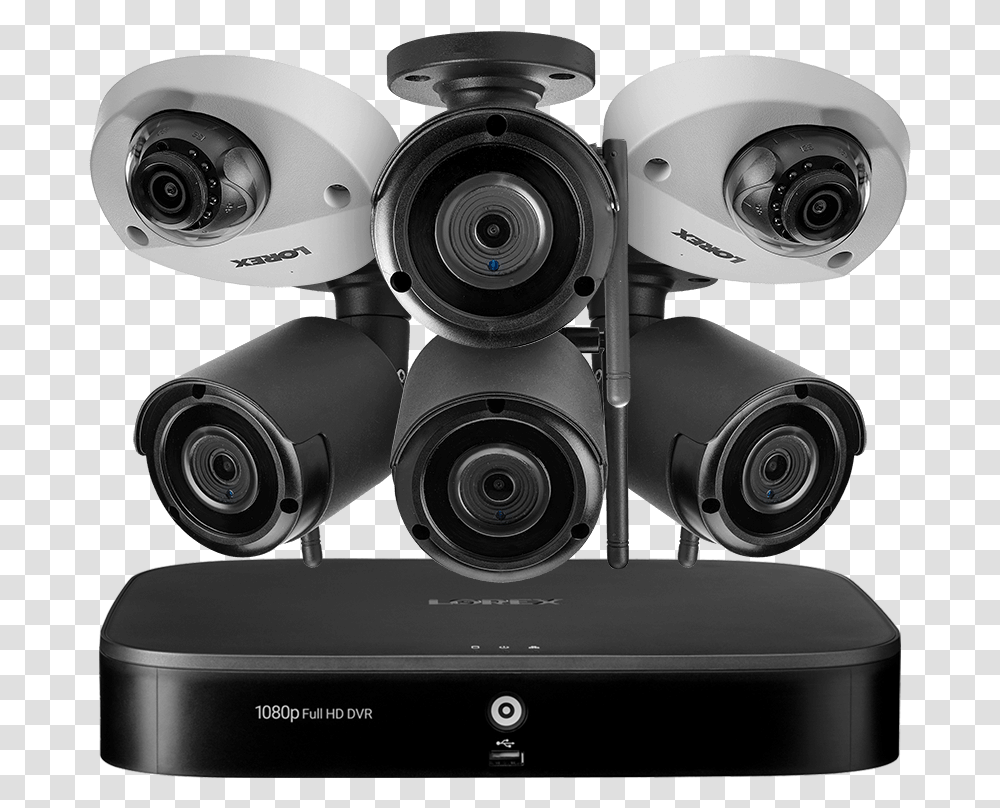 Outdoor Surveillance System With 2 Hd 1080p Cameras Wireless Security Camera, Electronics, Webcam, Home Theater Transparent Png