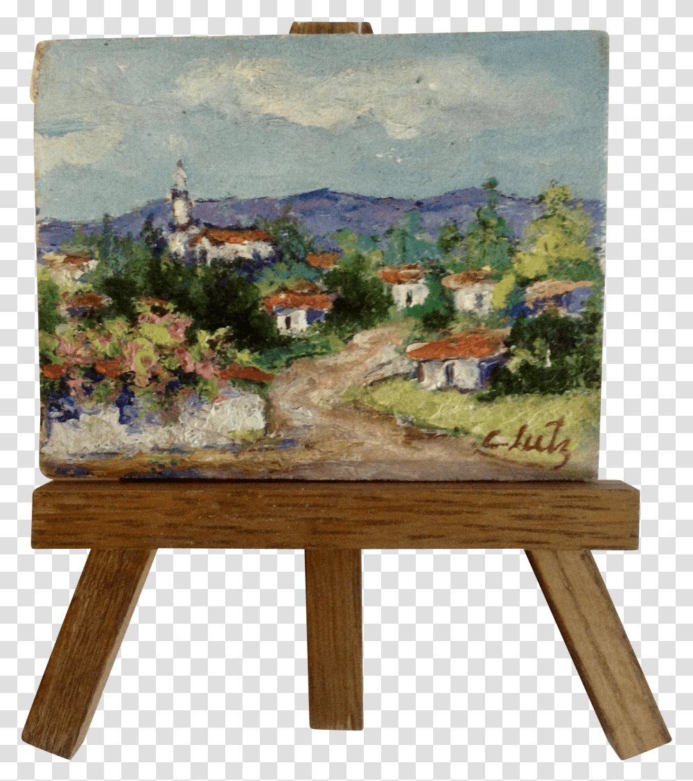 Outdoor Table, Canvas, Painting, Wood Transparent Png