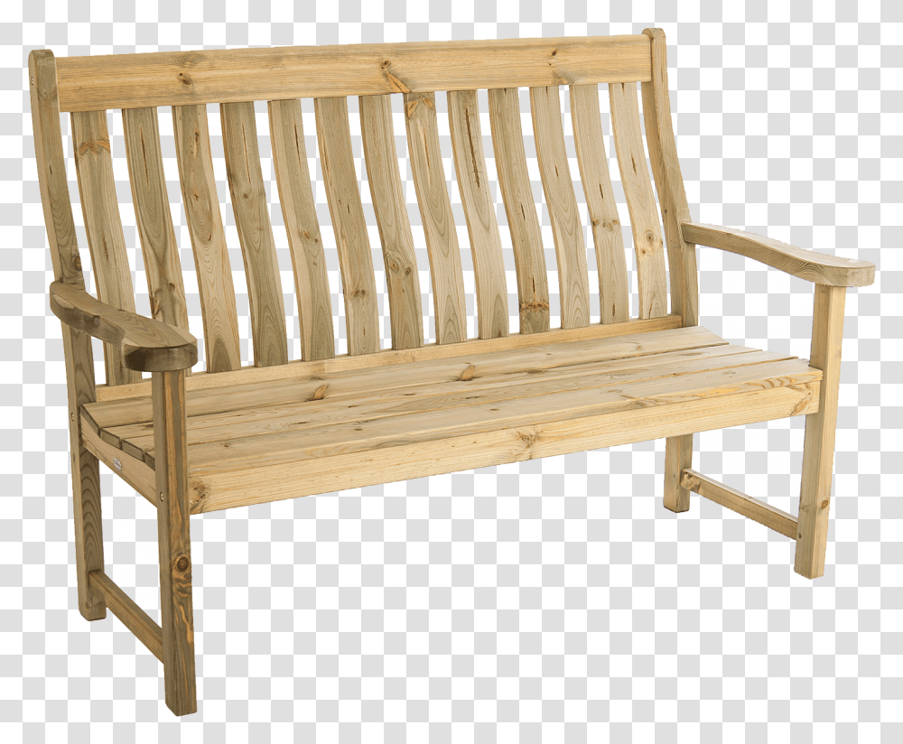 Outdoor Wood Bench With Back, Furniture, Chair, Crib, Cushion Transparent Png