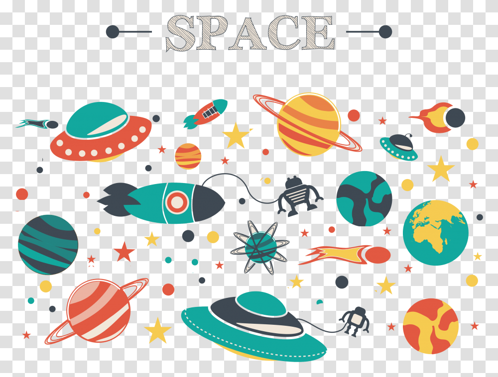 Outer Space Background Space Cartoon, Paper, Pattern, Astronomy Transparent Png