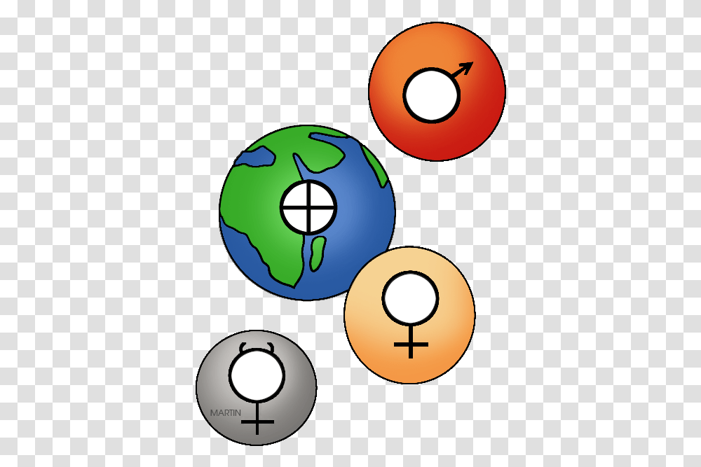 Outer Space Clip Art By Phillip Martin Inner Planets Inner Planet Clipart, Sphere, Astronomy, Number Transparent Png