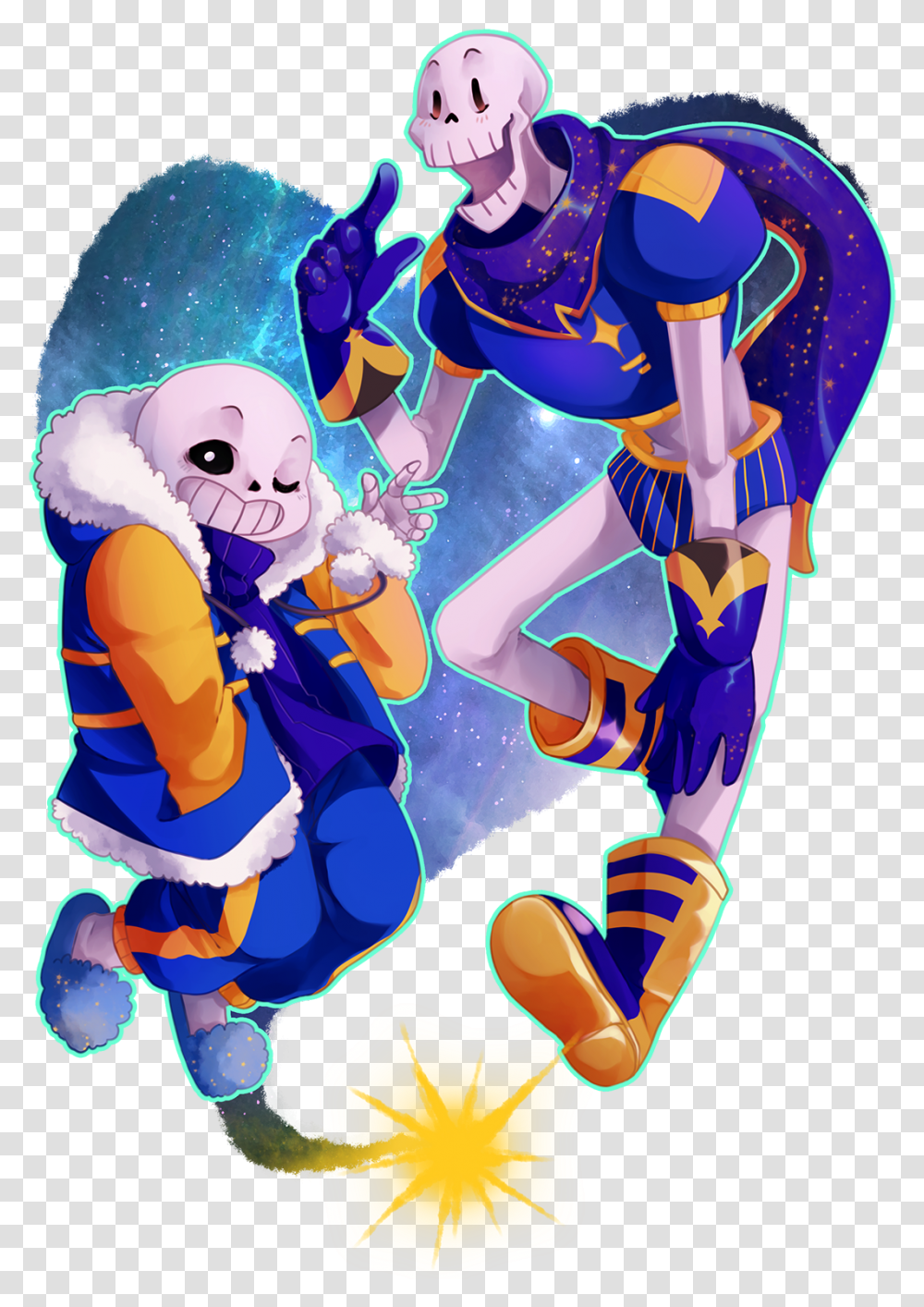Outertale Sans And Papyrus, Outdoors, Poster Transparent Png