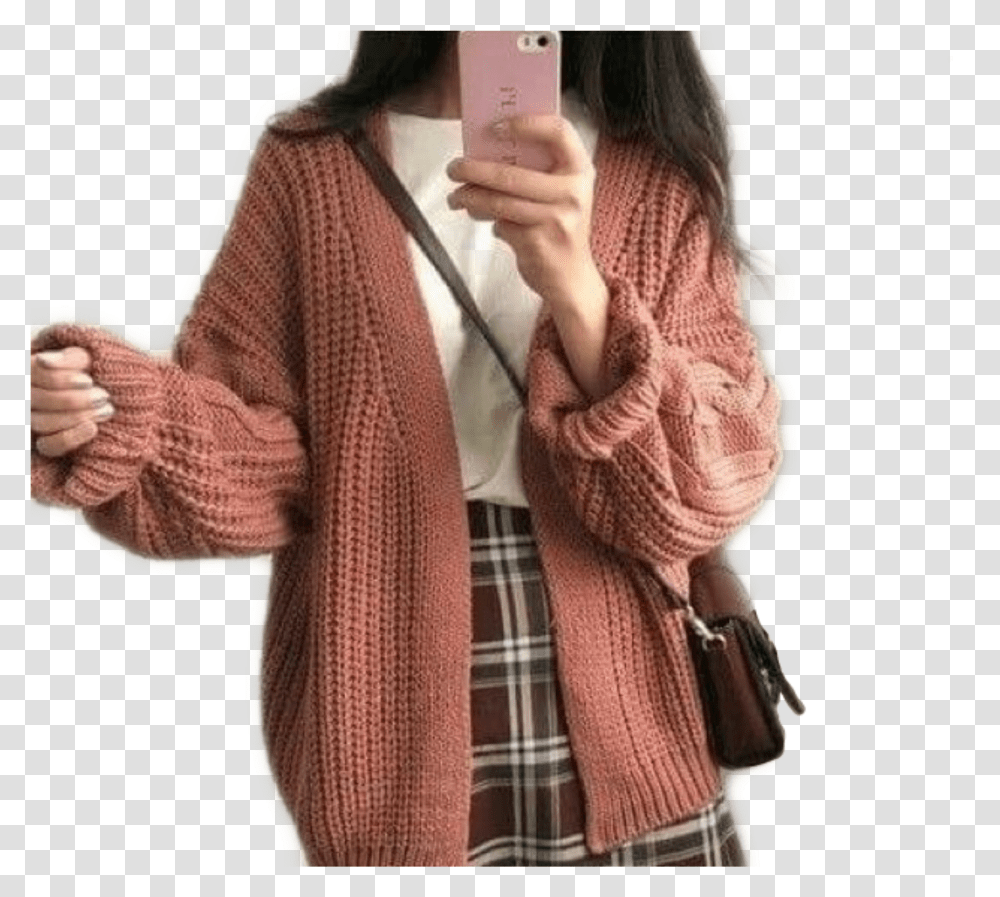 Outfit Fall Falloutfit Tumblr Pink Niche Fall Outfit Aesthetic Transparent Png