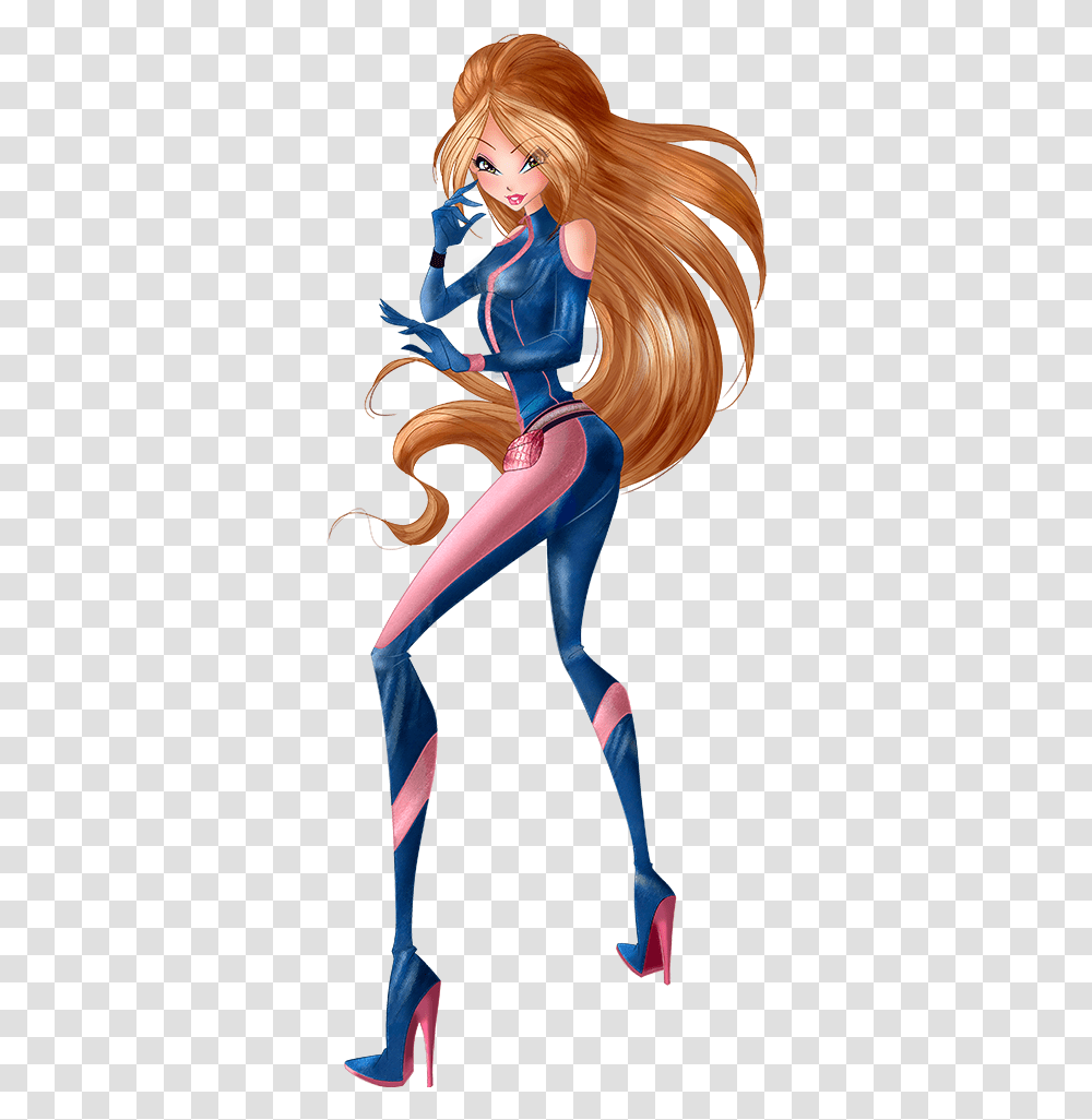Outfit World Of Winx Flora Spy, Doll, Toy, Person, Hair Transparent Png