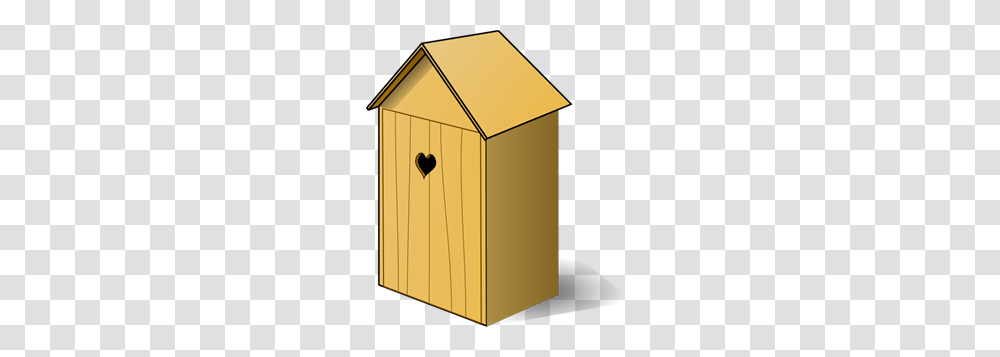 Outhouse With Heart On Door Clip Arts For Web, Mailbox, Letterbox, Cardboard, Carton Transparent Png