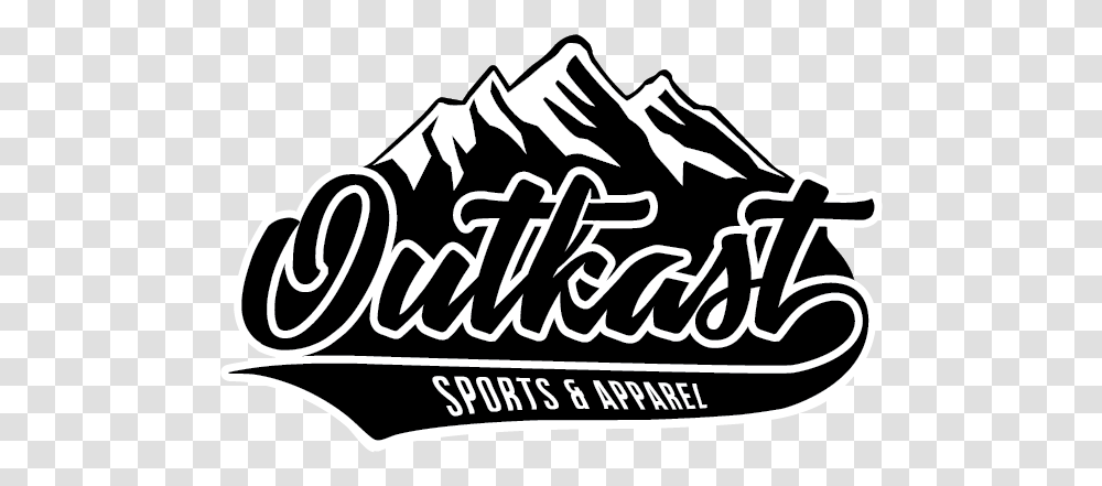 Outkast Sports Apparel Horizontal, Text, Label, Calligraphy, Handwriting Transparent Png