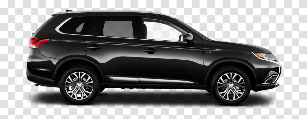 Outlander Mitsubishi Mirage 2018 Black, Car, Vehicle, Transportation, Automobile Transparent Png