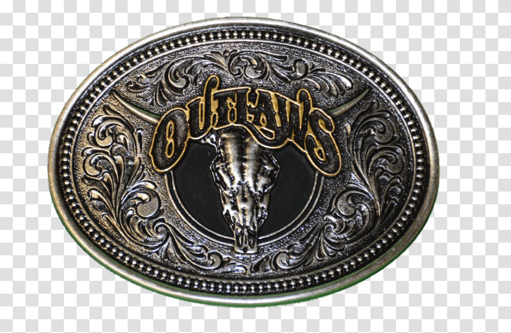 Outlaws Montana Silversmith Belt BuckleTitle Outlaws Emblem, Rug Transparent Png