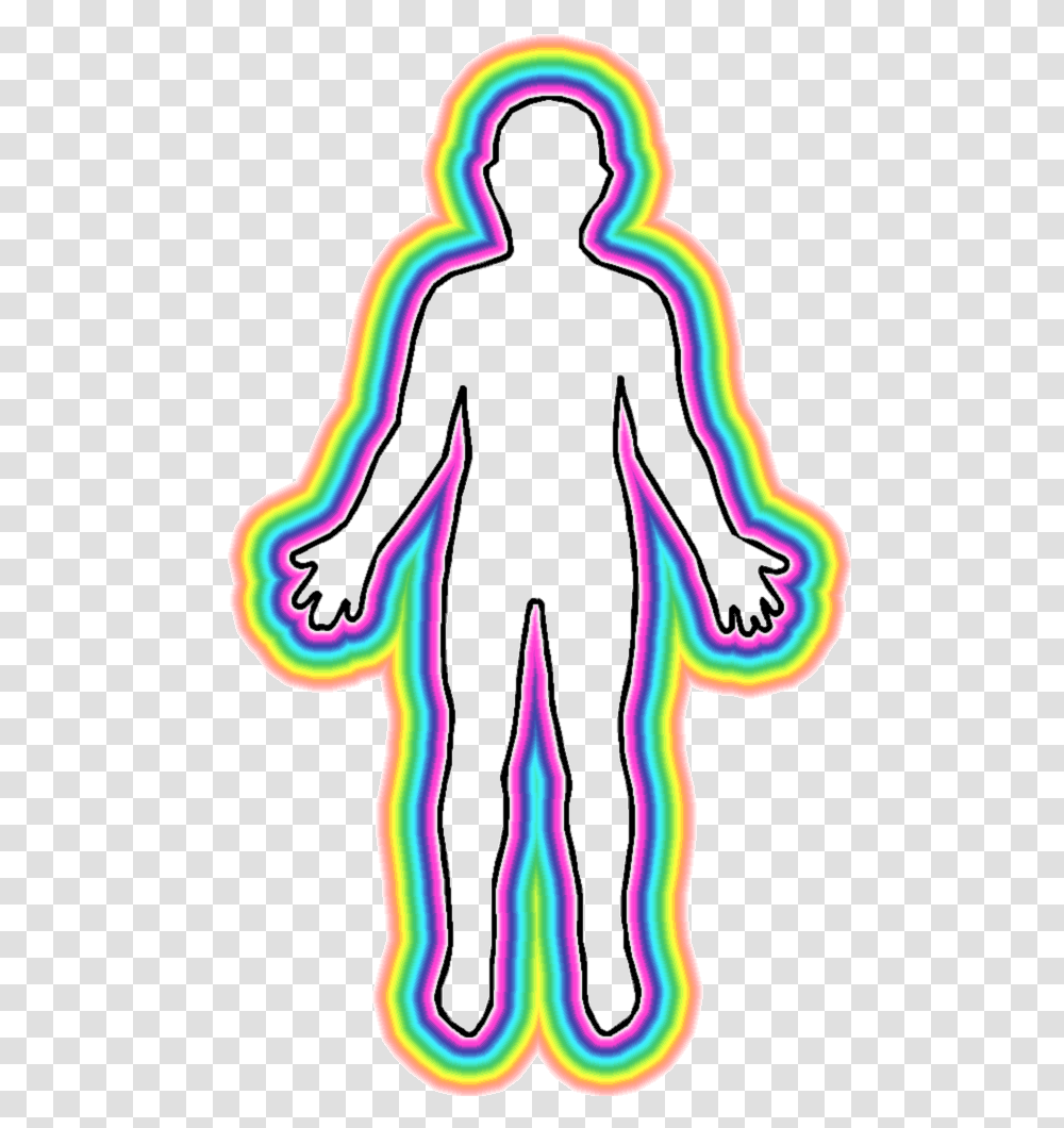 Outline Body Aura, Light Transparent Png