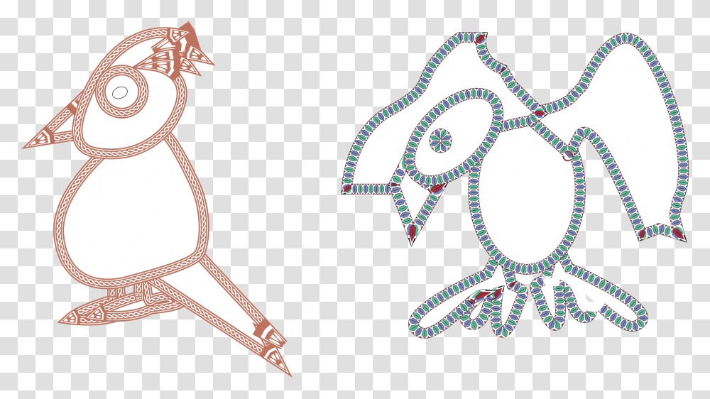 Outline Border Birds Clipart Masquerade Ball, Animal, Tie, Accessories, Face Transparent Png