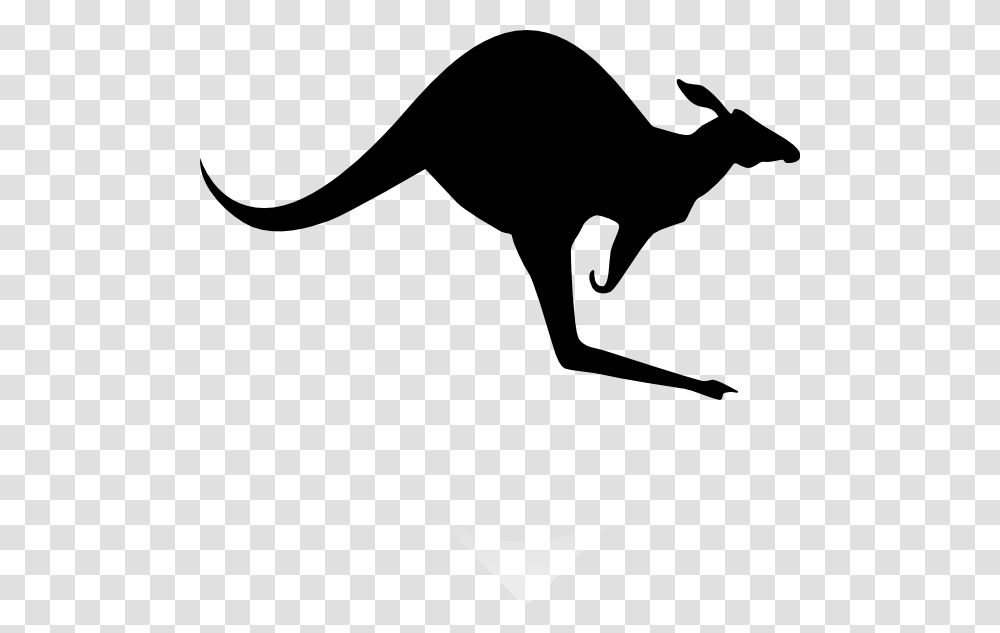 Outline Foil Designs Kangaroo Clipart Black, Mammal, Animal, Wallaby, Blow Dryer Transparent Png
