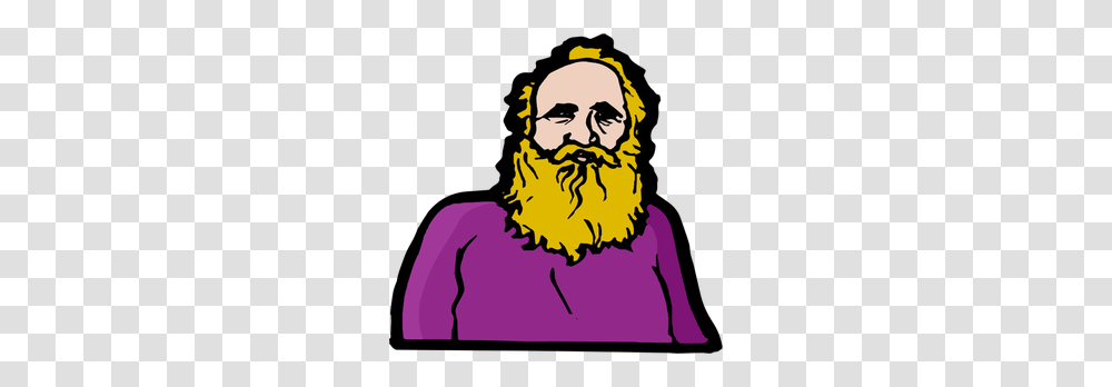 Outline Free Clipart, Face, Person, Beard Transparent Png
