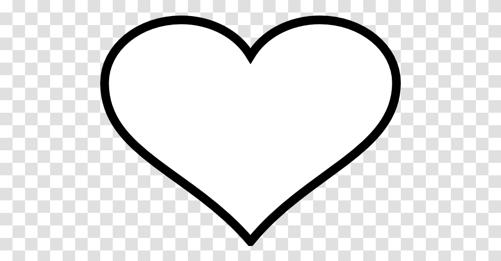 Outline Heart Clipart Heart Shape White, Cushion, Pillow, Balloon, Mustache Transparent Png