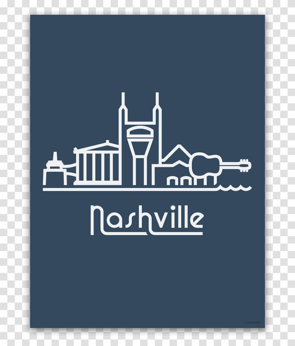 Outline Nashville Skyline, Logo, Building Transparent Png