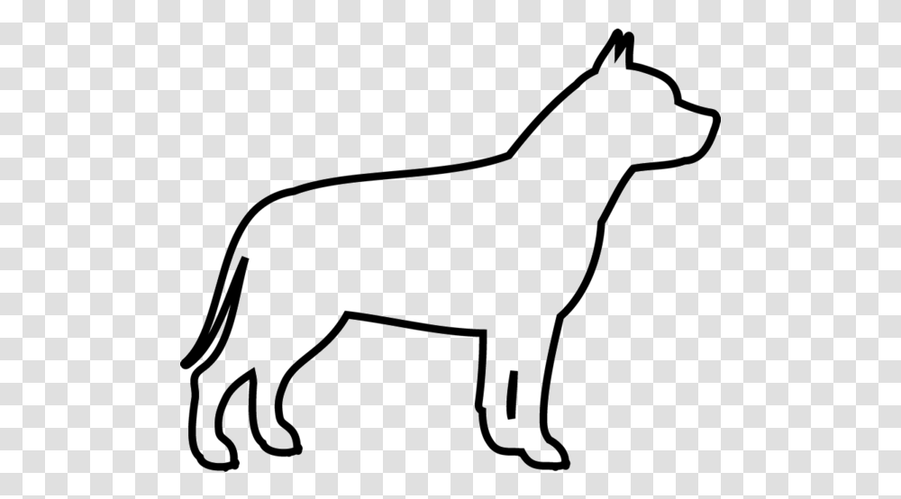 Outline Of A Pitbull, Bow, Mammal, Animal, Wildlife Transparent Png