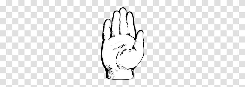 Outline Of An Hand Clip Art, Fist Transparent Png