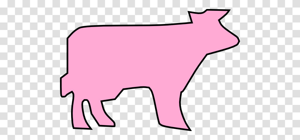 Outline Of Cow, Piggy Bank, Mammal, Animal, Paper Transparent Png