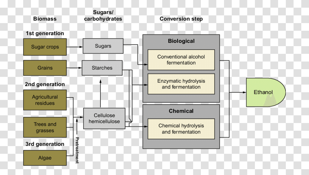 Outline Of Ethanol Production, Diagram, Plot, Plan Transparent Png