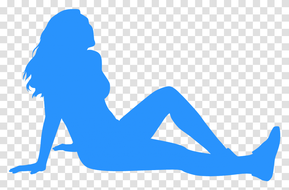 Outline Of Person Sitting, Human, Silhouette Transparent Png