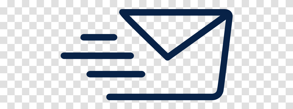 Outline Of Piece Of Mail With Lines Behind It As If Mail Quick, Envelope, Alphabet Transparent Png