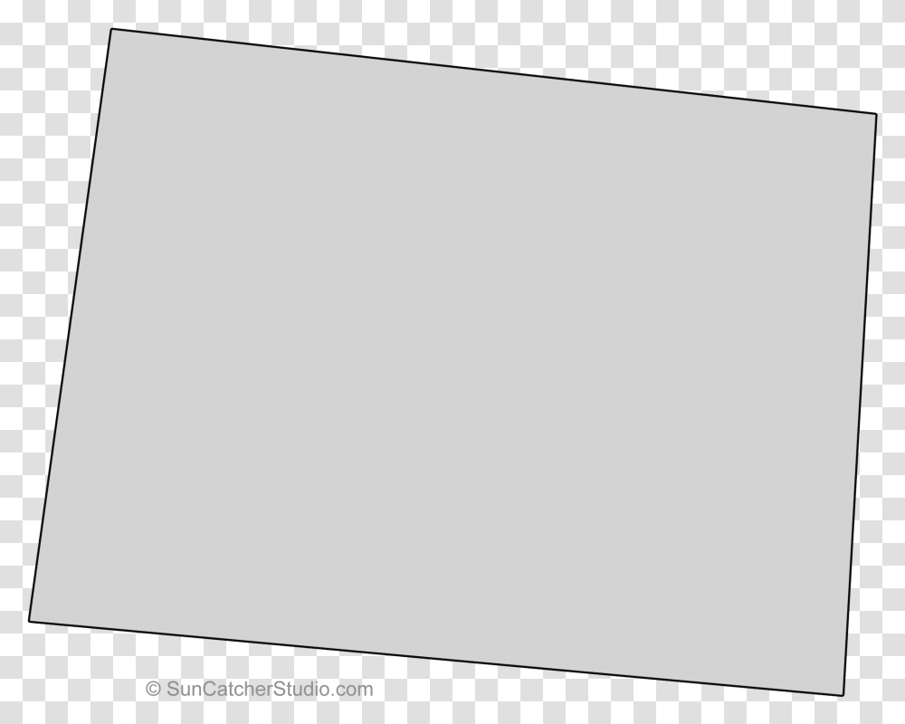 Outline Of United States, Screen, Electronics, White Board, Projection Screen Transparent Png