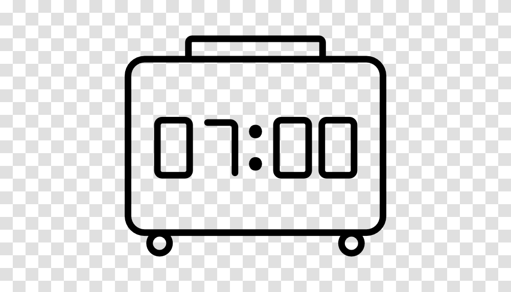 Outline Outlined Tool Alarm Wake Up Machine Tools, Gray, World Of Warcraft Transparent Png