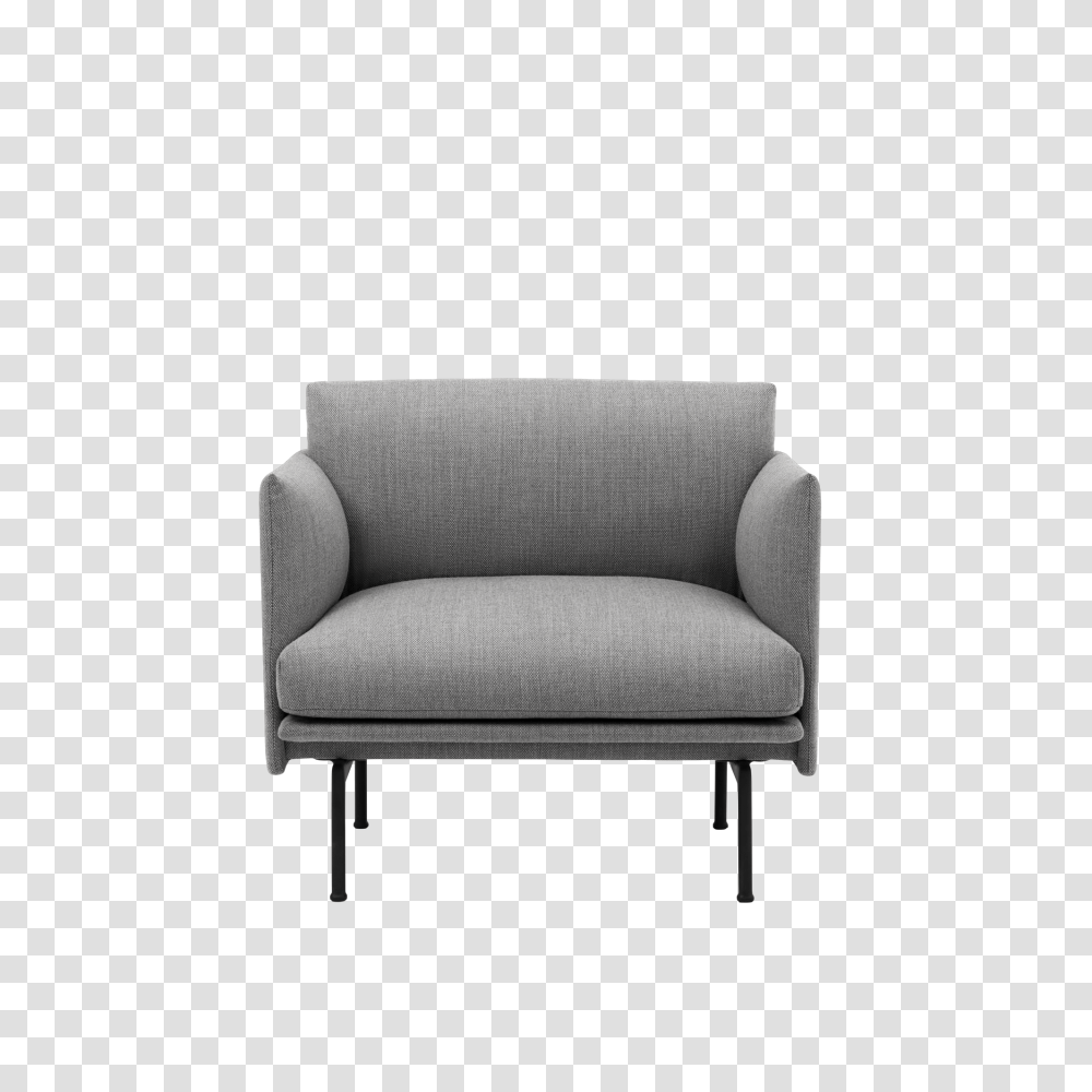 Outline Series An Architectural Sofa In Quality Textiles, Furniture, Chair, Armchair, Couch Transparent Png