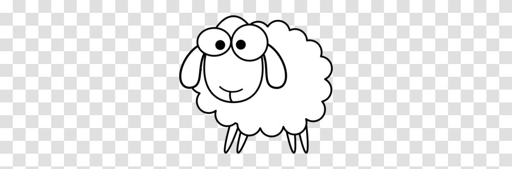 Outline Sheep Clip Art, Stencil Transparent Png