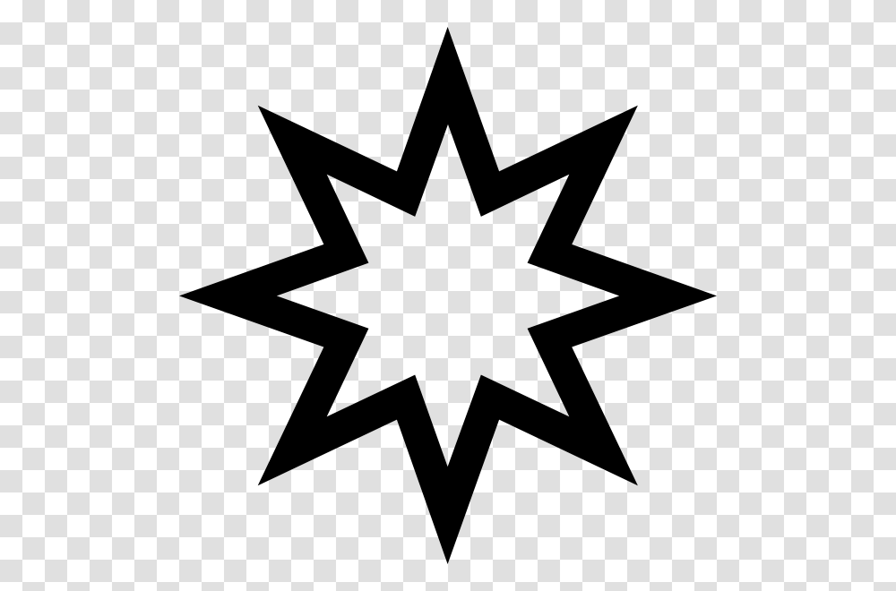 Outline Star, Cross, Star Symbol Transparent Png