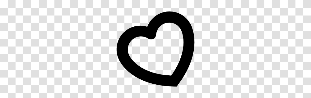 Outlined Heart Shape Pngicoicns Free Icon Download, Tape Transparent Png
