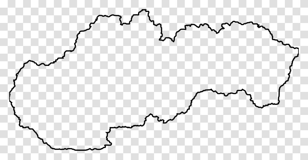 Outlines Of Slovakia, Gray, World Of Warcraft Transparent Png