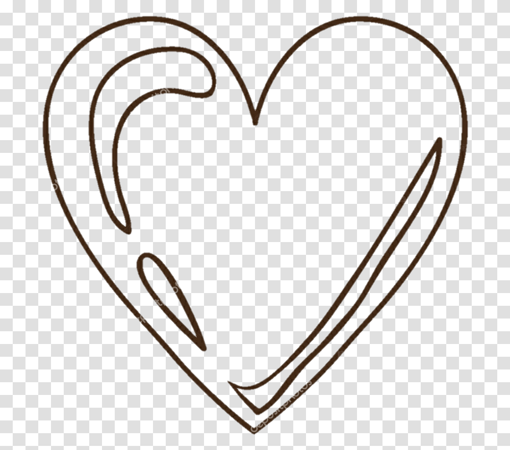 Outlines Outline Hearts Heart Love Desenho Brilhante Transparent Png