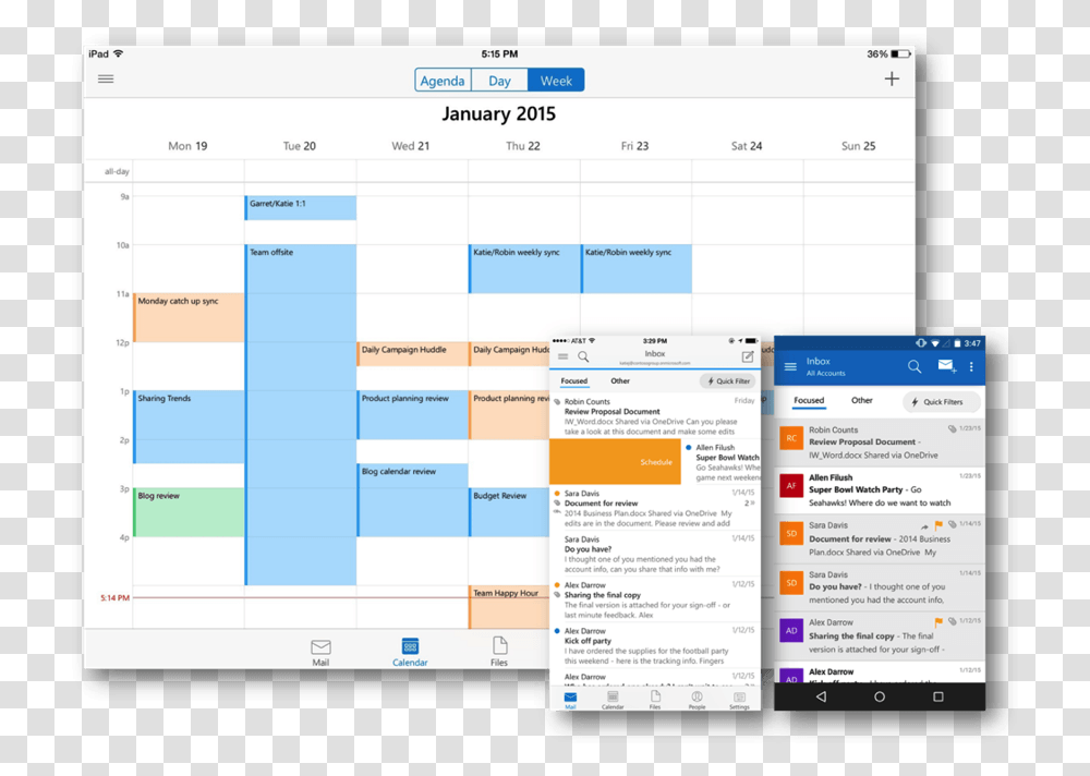 Outlook Calendar Android, Monitor, Screen, Electronics Transparent Png