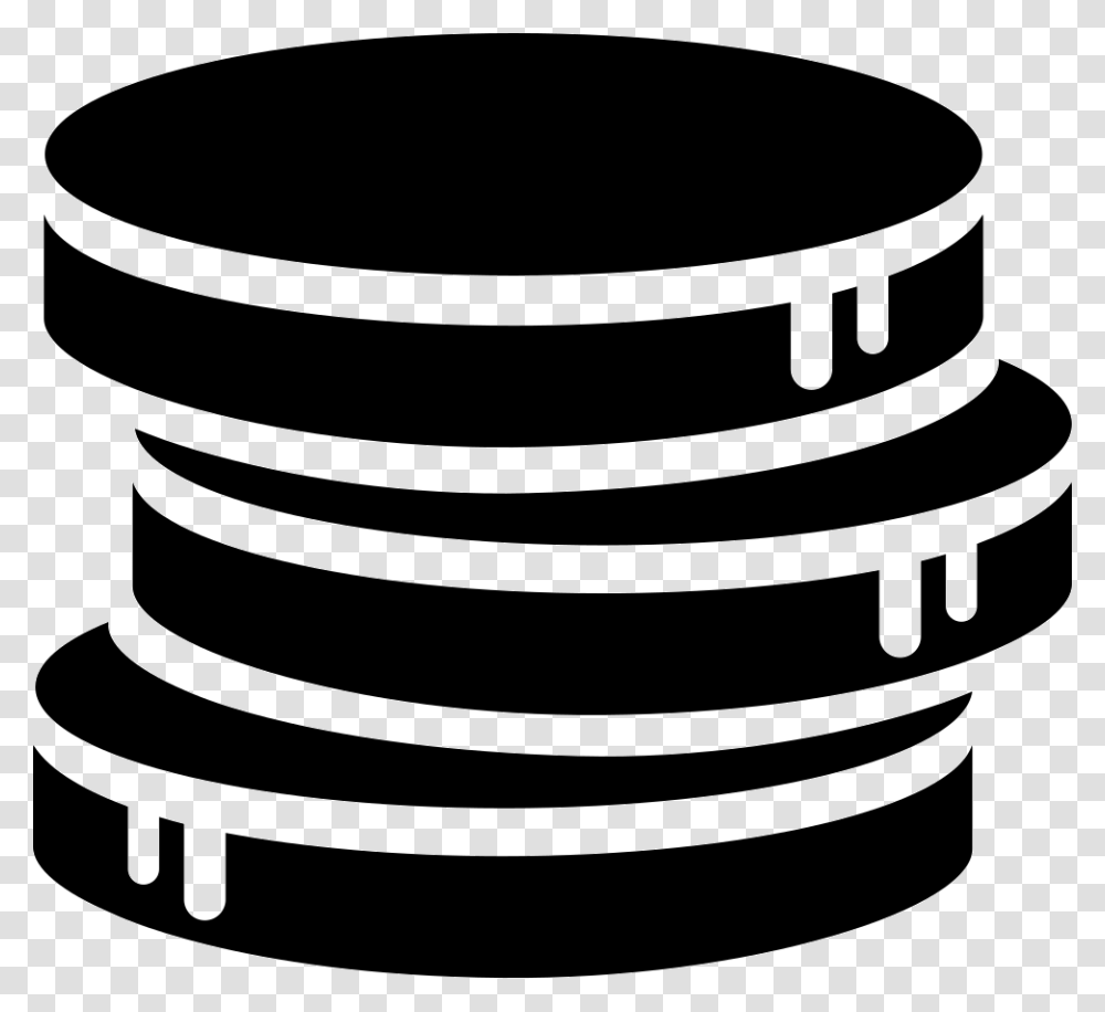 Outlook Icon Coin Stack Icon, Barrel, Keg, Stencil Transparent Png
