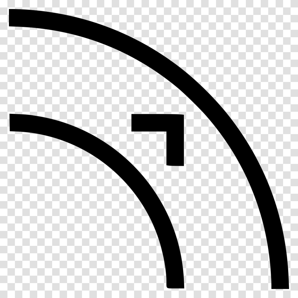 Outset Curve Object Path Arrow Up Adjust Border, Number, Stencil Transparent Png