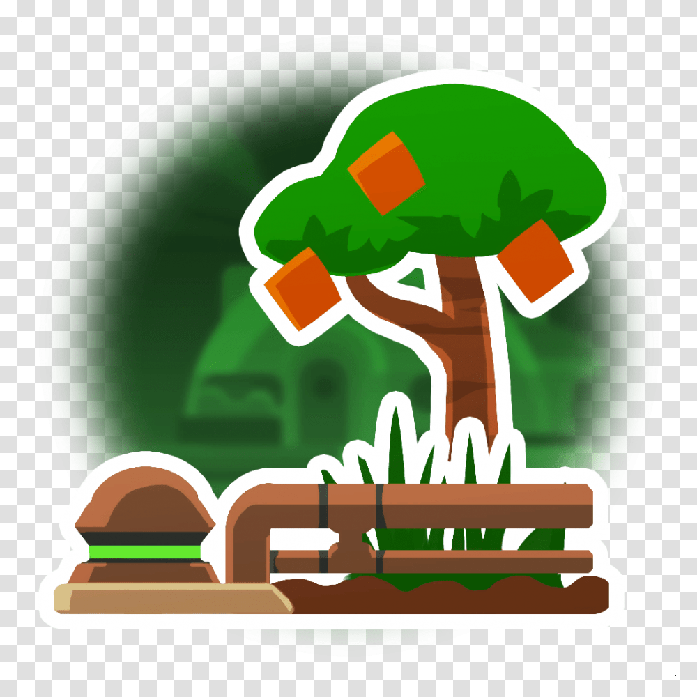 Outside Clipart Big Garden Slime Rancher Cuberry Tree, Graphics, Advertisement, Text, Poster Transparent Png